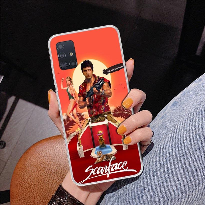 Scarface 1983 Film Al Pacino Movie Phone Case For Samsung Galaxy A52 A32 A22 A12 A51 A31 A50S A30S A20S A10S Note 20 Ultra 10 Pl