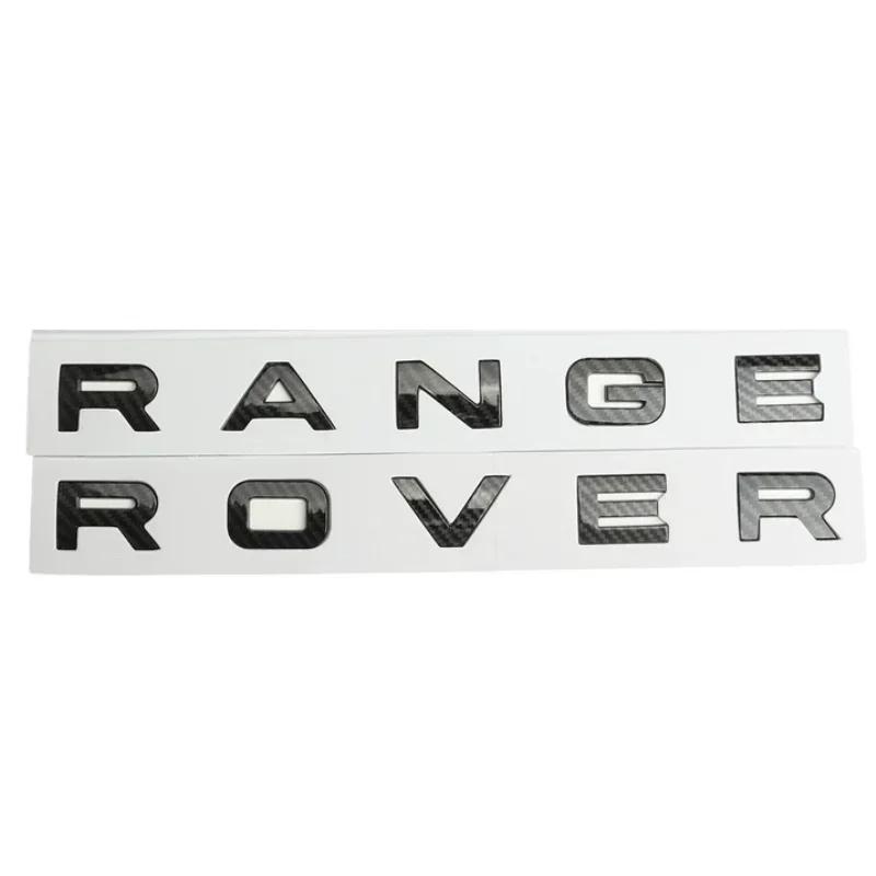 Abs Car Front Hood Tailgate Sticker Rear Trunk Emblem for Land Rover Evoque Range Rover Vogue Velar SV L405 L322 2 3 4 Sport FG7