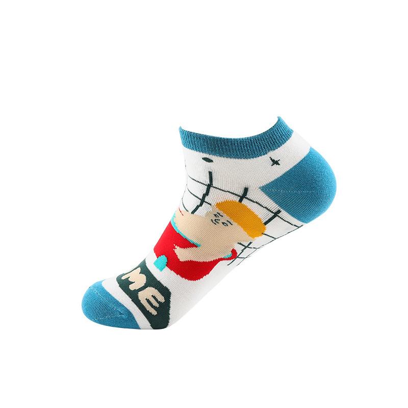 Мужские весенне-летние носки-лодочки нового стиля, уличные, хип-хоп, спортивные, с низкой посадкой, невидимые