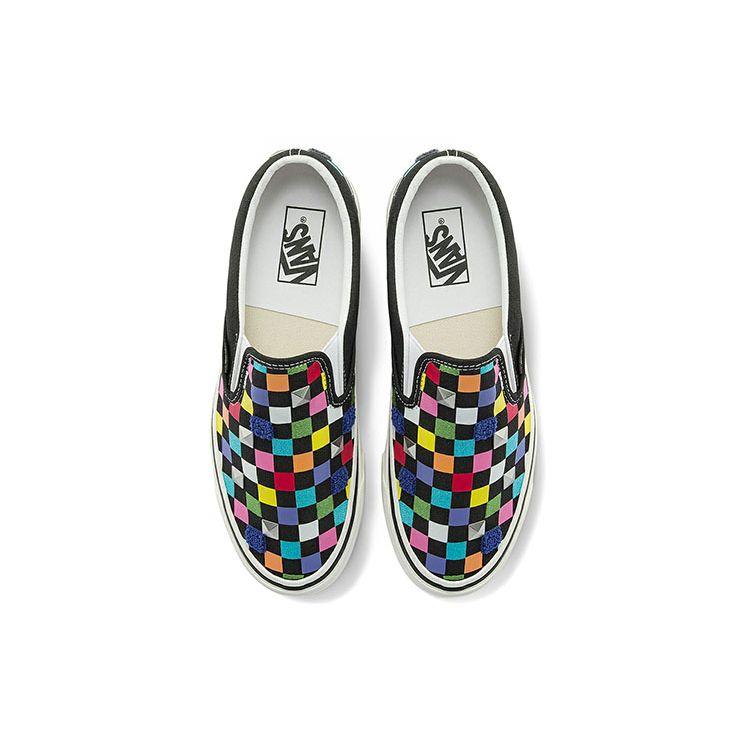 Vans Слипоны Серия 98 DX Повседневные Низкие Кеды-Скейтеры Унисекс Кроссовки Белый Черный Красный VN0A5KX8AWC