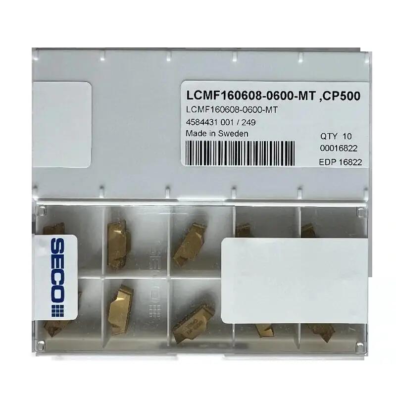 Seco / LCMF160608-0600-MT, CP500 /Original Genuine CNC Alloy Blade 10 PCS