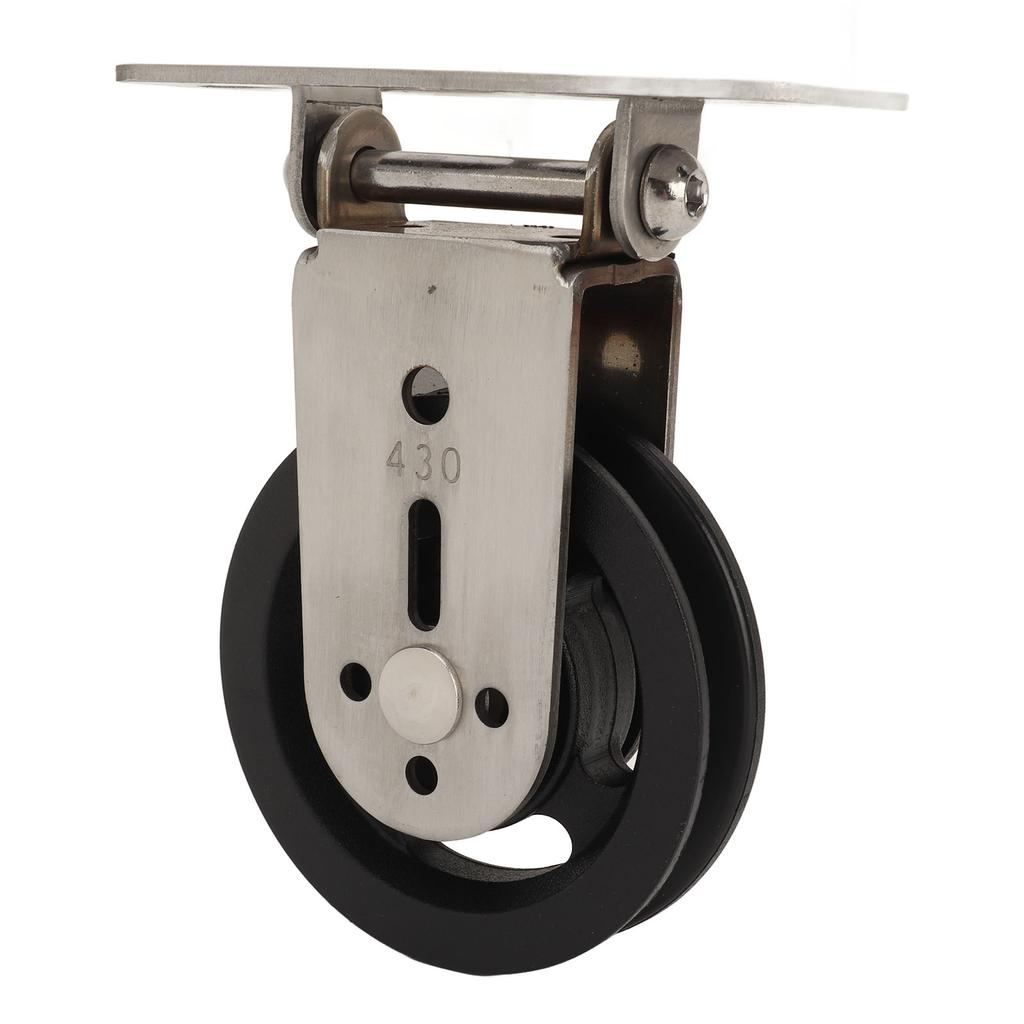 Pulley Wheel Bidirectional Rust Proof Silent Rotation Traction Wheel for Fitness Pulley System