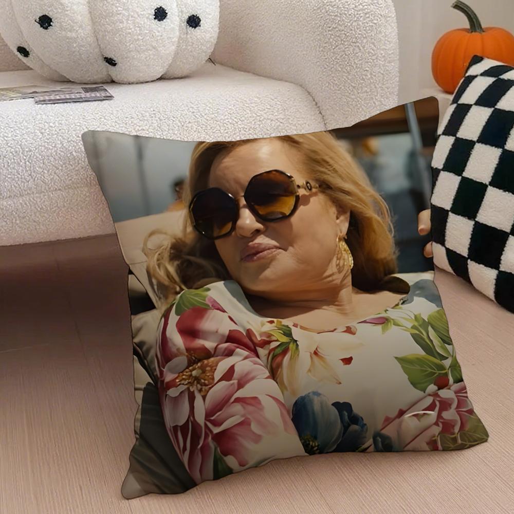 TTanya McQuoid Cushion Cover Throw Pillow Cover Hidden Button Durable Polyester Chair Cushion