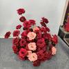 Customized Artificial Rose Flower Wedding Decoration Hang Flower Row Backdrop Decor Road Lead Flower Ball Party Stage Props