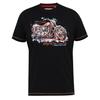Mens D555 Lorne Motorbike Crew Neck Kingsize T-Shirt