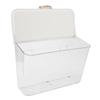 4L Wall Mounted Laundry Basket Dustproof Multifunction Wall Hanging Dirty Clothes Basket with Lid