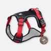 Dog's Lab Dog Comfort Anti-finger Harness, Cherry Black