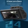 Видеорегистратор Ultra HD, Автомобильный DVR, 24-часовой мониторинг парковки, Передний и задний WIFI-регистратор