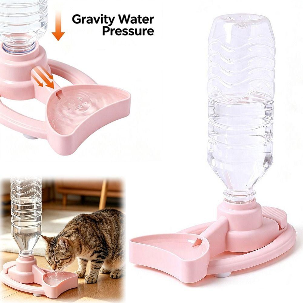 Anti Overturning Cat Water Dispenser Silent Cat Drinking Fountain Daily Pet Drinking