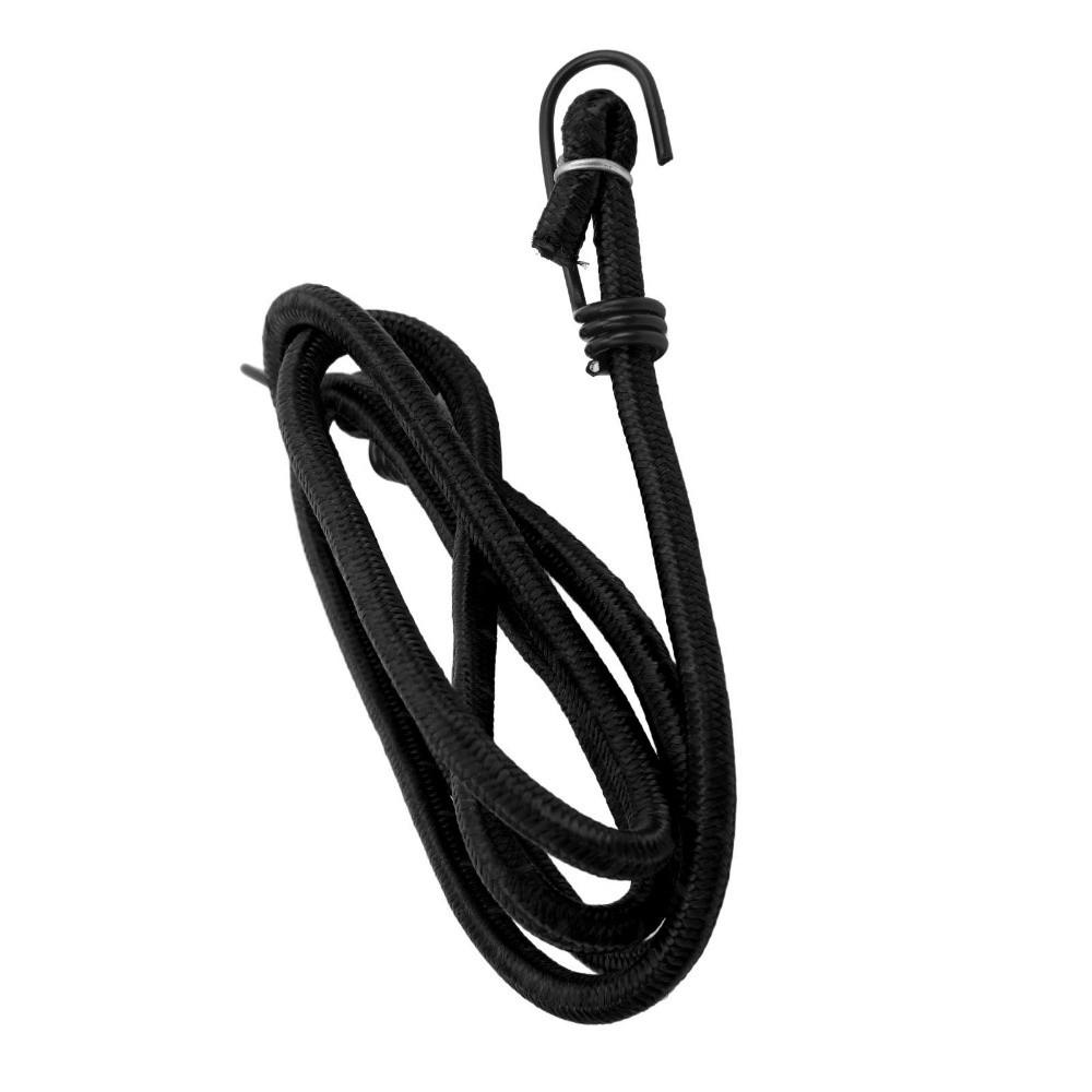 4 Pack Rubber Bungee Cords 140cm with Hooks Elastic Cord High Elasticity Heavy Duty Luggage Bungee Strap Camping Equipment
