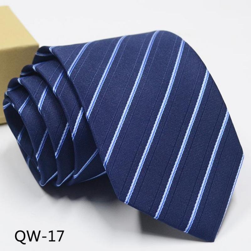 Мужское Платье Деловой Повседневный Профессиональный Жених Свадьба Лучший Муж С Полосатым Жаккардом Изысканный Джентльмен Мужской Премиальный Галстук