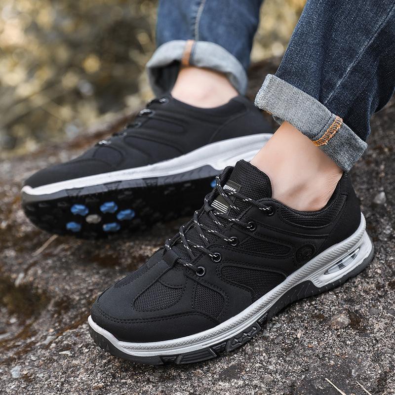 Oulylan Fashion Barefoot Shoes for Men Men'S Outdoor Mountaineering Breathable Slip Quick Dry Non-Slip Casual Walking Sneak