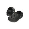 Crocs Классические Теплые Удобные Классические Пушистые Клоги Детские Сандалии Черные 203506-060