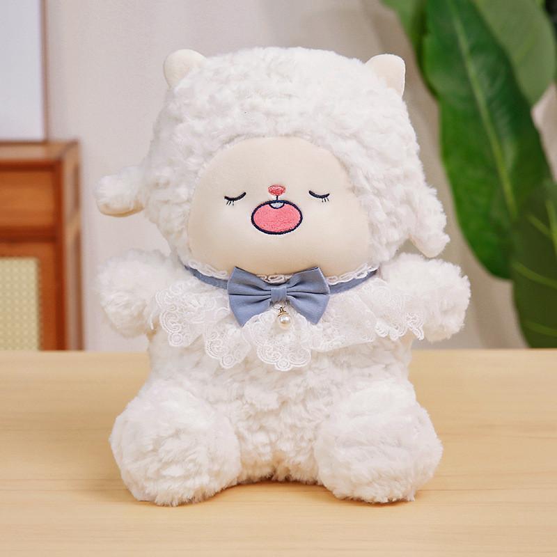Adorable Plush Sheep Doll Soft Toy Perfect For Kids Bedtime Cuddles And Birthday Gifts