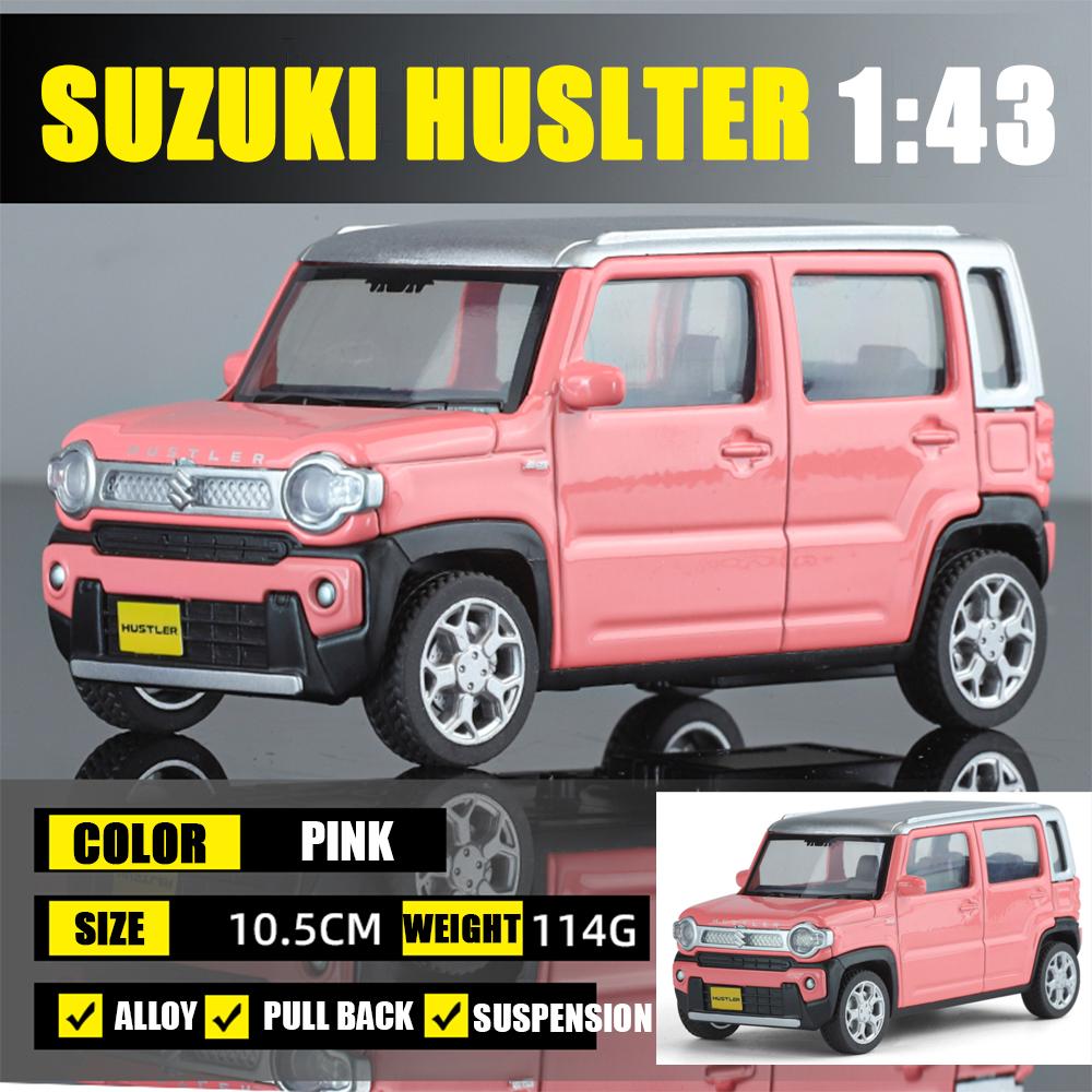 1:43 Suzuki HUSTLER Alloy Diecast Car Metal Vehicle High Simulation Pull Back Children Exquisite Gifts Display Collect Value One