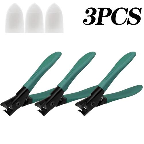 10 шт. Брызгозащитные кусачки для ногтей с большим отверстием, специальные кусачки для толстых и твердых ногтей, набор кусачек для ногтей для домашнего использования