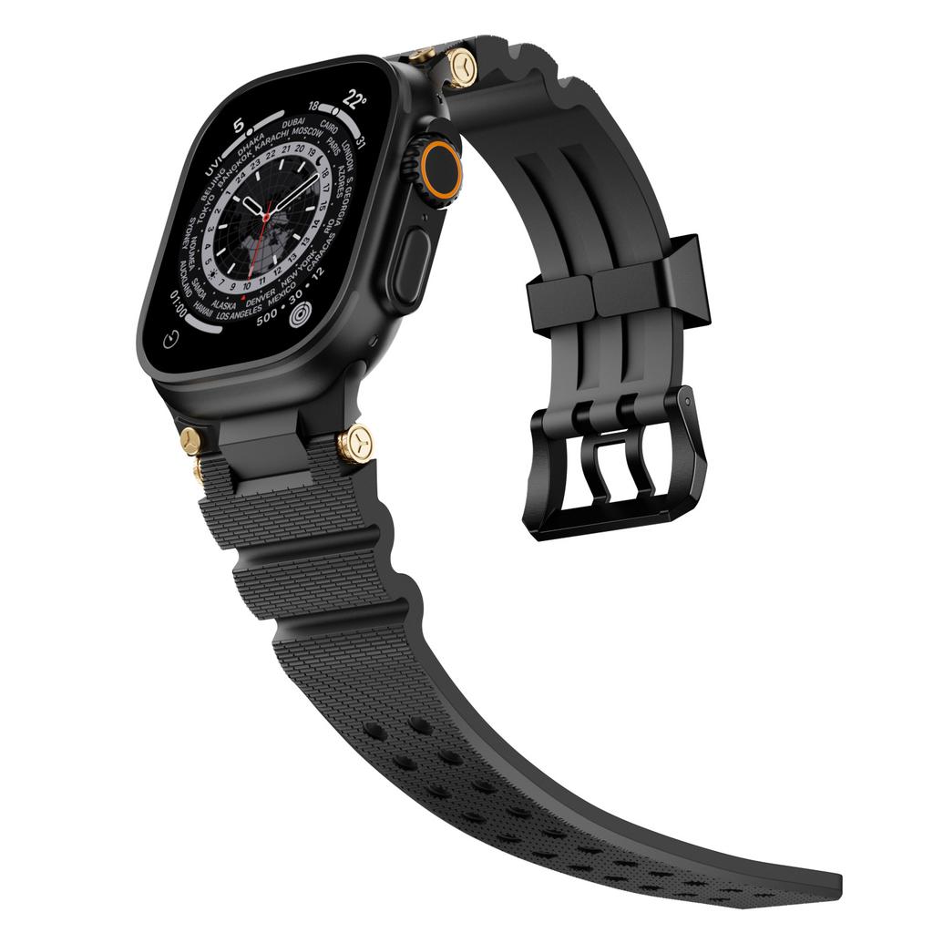 Breathable Silicone Luxury Strap for Smartwatches Series 11, 10, 46mm/42mm Men's