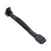 NFHK 12VHPWR Power Modular Cable Male To Female Down Angled 90 Degree Extension for 3080 3090TI PSU 16Pin Graphics Card ATX3.0 PCI-E 5.0 12+4P