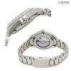 CREPHA Men's Analog Mechanical Automatic Watch with Water Resistance and Metal Band, Bentley Silver, BT-AM392-WTS