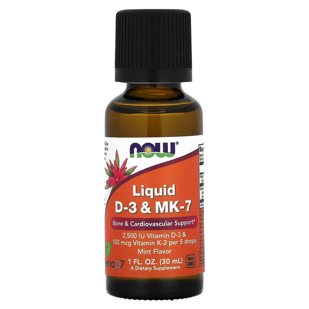 Liquid D-3 & Mk-7, Mint, 30Ml(1Fl Oz)