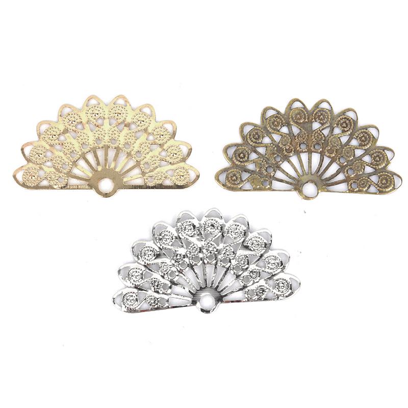 100шт цветок филигрань Diy аксессуары металлические изделия разъем для изготовления ювелирных изделий