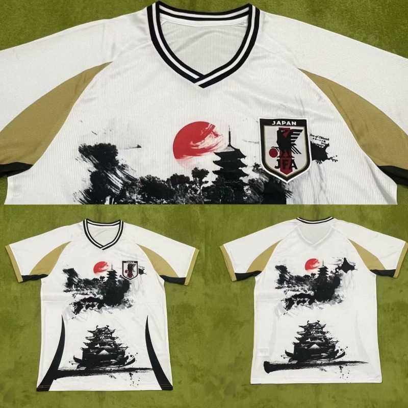 Japan Y3 National Team Edition Football Jersey Anime Print Short Sleeve Men Cycling Sports