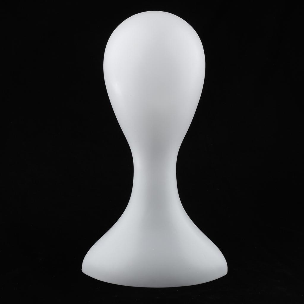 16" Mannequin Head Model Manikin Wig Hat Scarf Display Stand Holder Black