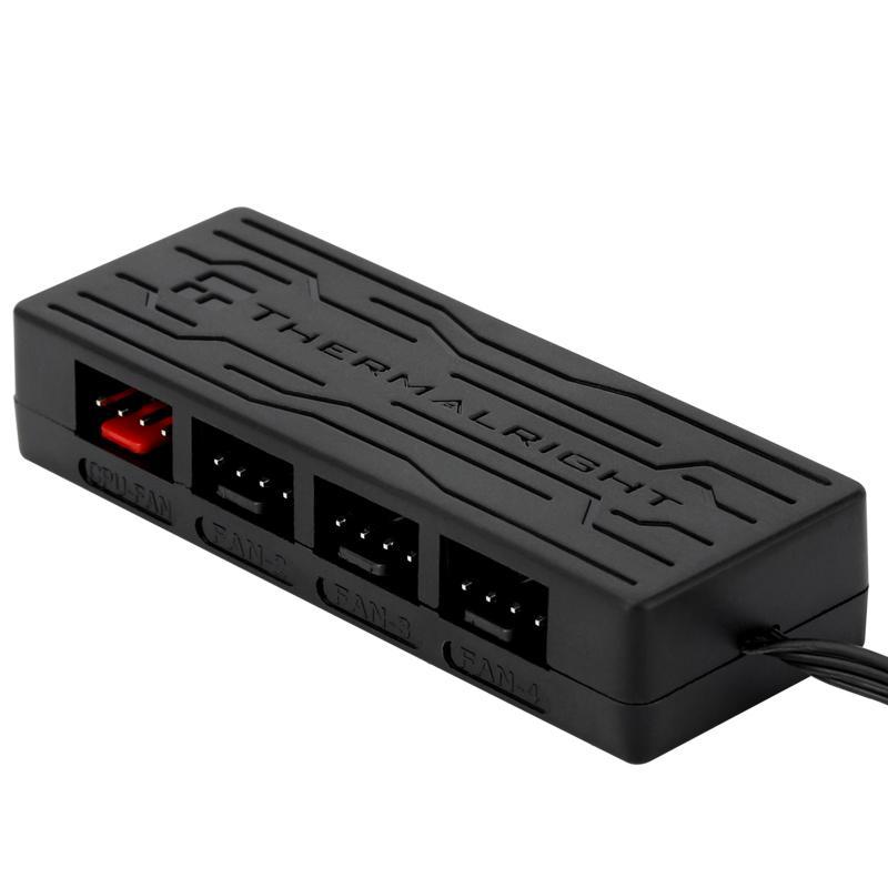 Хаб для вентиляторов Thermalright X4: 4-портовый PWM-менеджер кабелей с контролем скорости и температуры