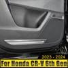 Car Accessories For Honda CR-V CRV 6th Gen 2023 2024 2025 Hybrid Stainless Door Handle Frame Trim Decoration Cover Strip Sticker