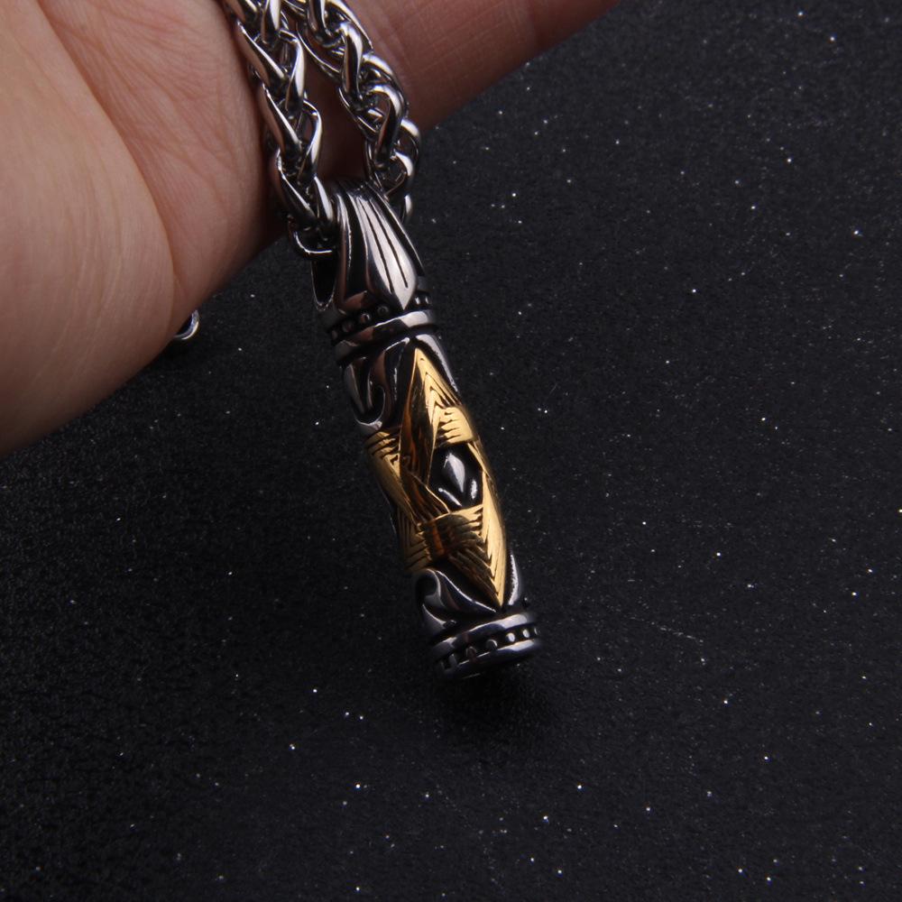 Ожерелье из нержавеющей стали с подвеской в виде гексаграммы «Звезда Давида» — 6-точечное серебряное золотое украшение для мужчин, 20 дюймов