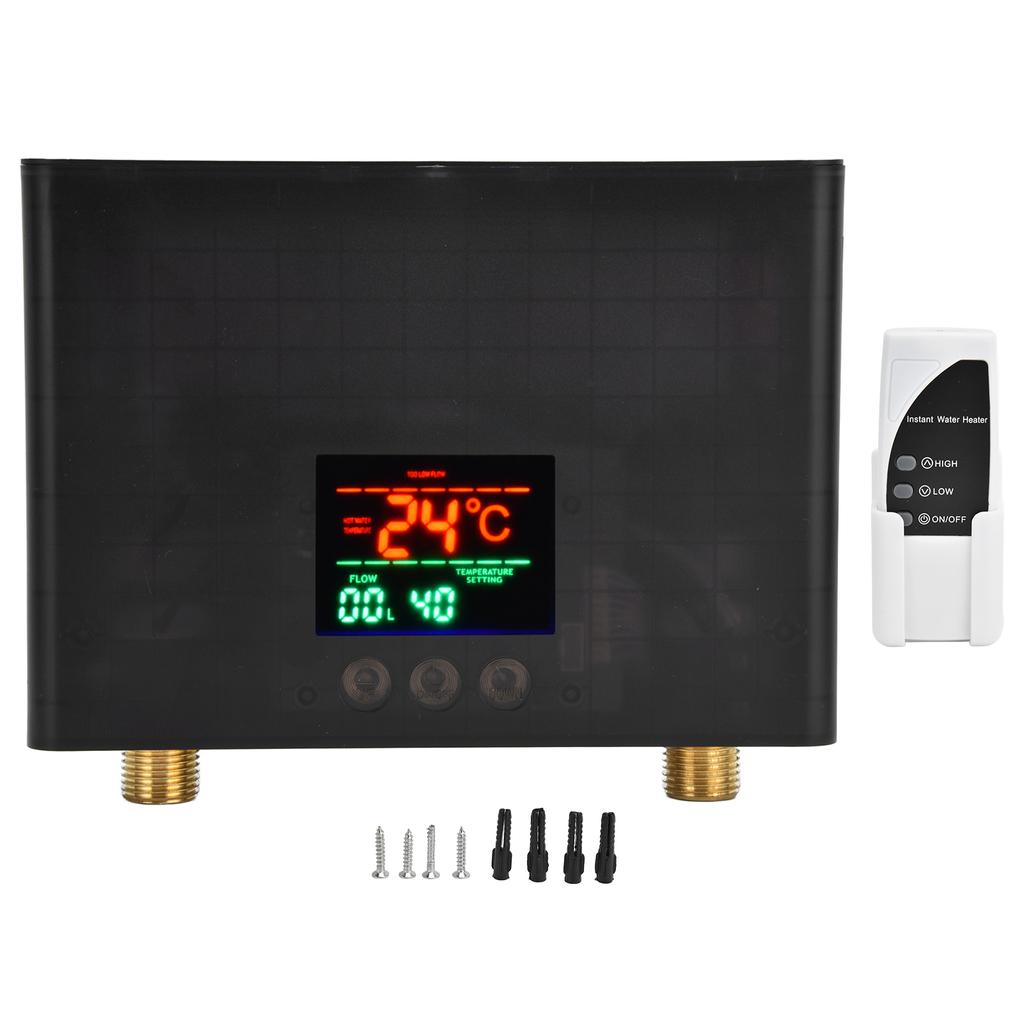 IPX4 3000W проточный водонагреватель с дистанционным управлением и сенсорной панелью для кухни и ванной комнаты