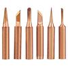 6pcs Free Copper Iron Solder Tip K SK 1C 3C B I For 936 Soldering Stations