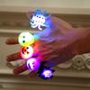 Halloween Luminous Finger Lights & Pumpkin Bat Rings for Kids