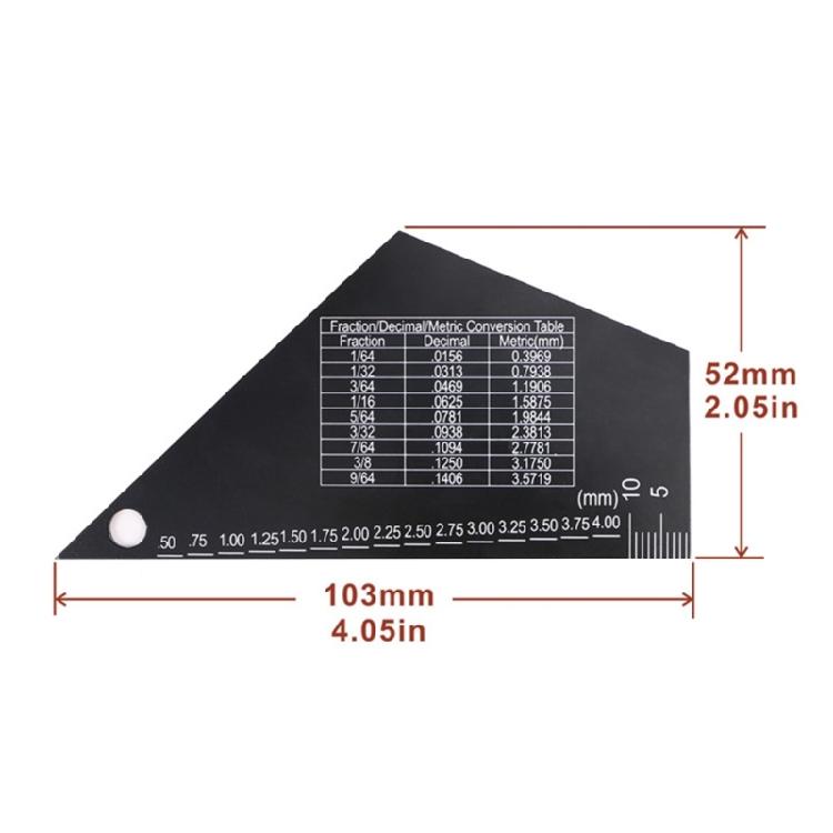 High Precise Guitar Luthier Tool Ruler String Action Gauge String Height Ruler