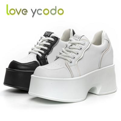 Love Ycodo, женские модные повседневные лоферы, удобные весенне-летние осенние модные повседневные кожаные туфли для студентов и девочек с квадратным носком