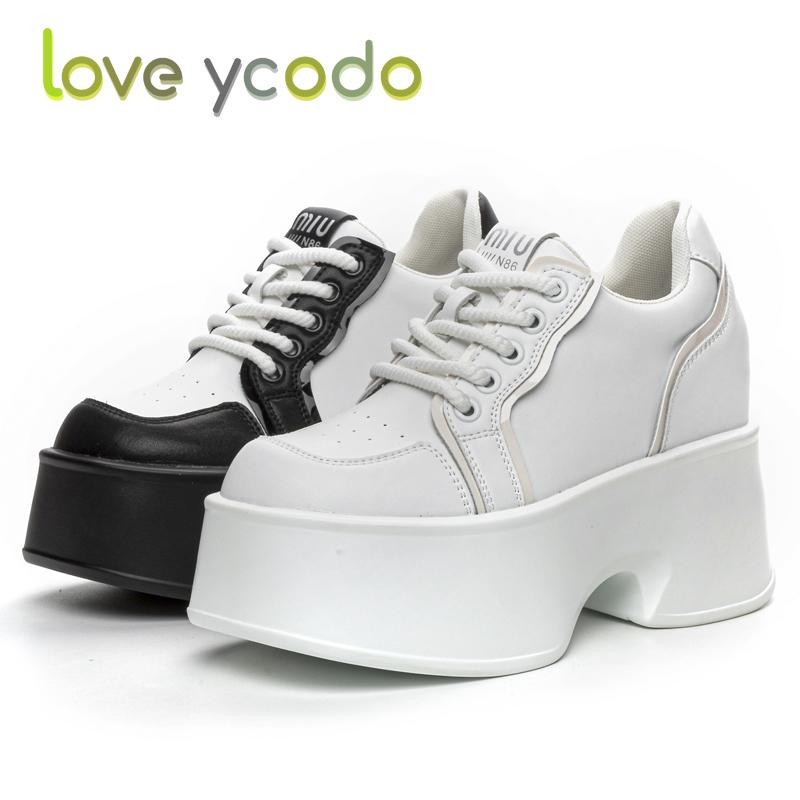 Love Ycodo, женские модные повседневные лоферы, удобные весенне-летние осенние модные повседневные кожаные туфли для студентов и девочек с квадратным носком