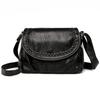 Large-capacity Middle-aged Mother Bag Soft Leather Fashion Shoulder Bag Retro Small Square Bag