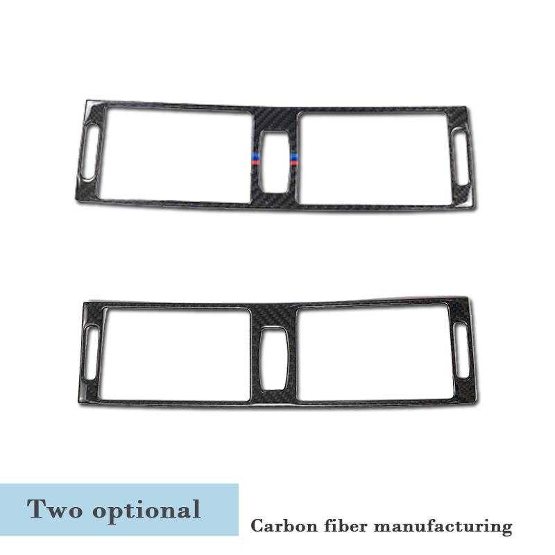 1 компл. 3D глянцевые наклейки из углеродного волокна, защитные чехлы для автомобильной воздушной панели для BMW E70 E71 X5 X6 2008-2013 2014 M