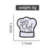 Yes Chef Cap Enamel Pins Custom Chef Food Movie Brooches Lapel Badges Clothes Funny Jewelry Gift for Friends