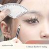 Инструмент для рисования бровей для начинающего тату-мастера Быстро создает форму бровей Макияж Вспомогательный инструмент для бровей Линейка Шаблон формы бровей