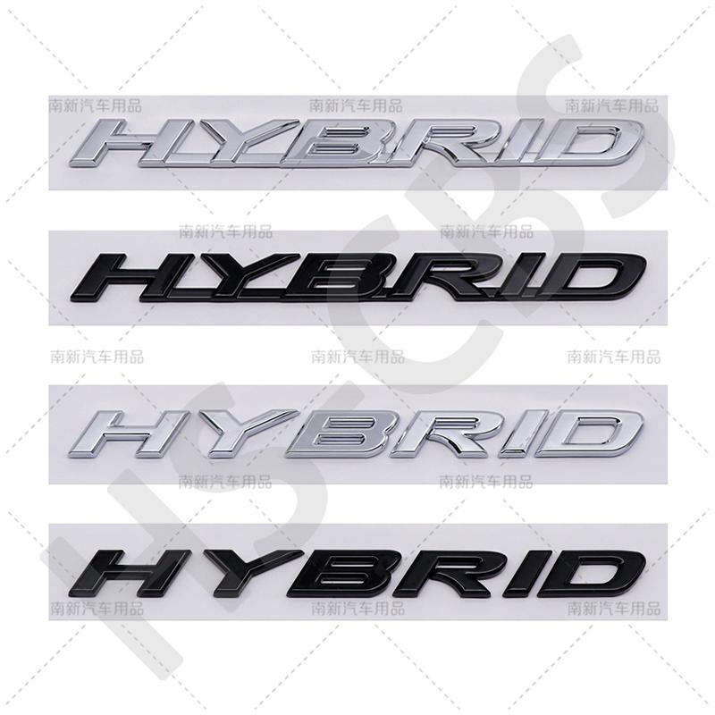 ABS Oil Electric Hybrid Vehicle Logo Car Rear Trunk Emblem Badge For Lexus RX270 RX350 CT200H GX400 ES350 ES300h NX300 NX200t LX