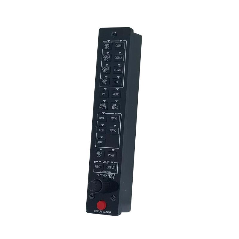 8-Dimen. Wefly Flight Sim Instruments: G1000 Avionics Audio Control Panel for X-Plane