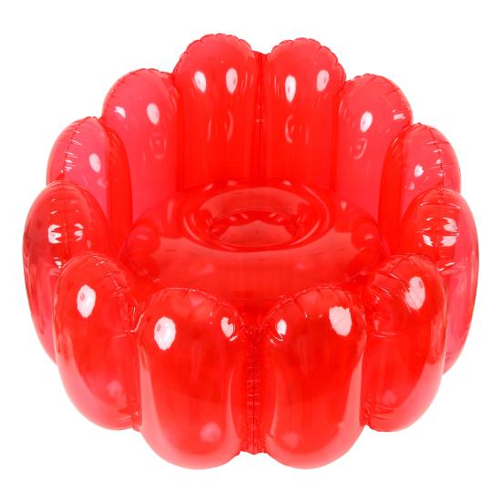 Надувной диван-кресло прозрачный герметичный ПВХ емкостью 250 фунтов портативный для использования в помещении гостиной