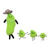 Cute Secret Staycation Edamame Family Plush Premium Quality Green Doll For Home