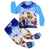 Игровой Хит Продаж Мультяшный Цифровой Принт, Повседневный Комплект для Дома с Длинным Рукавом для Детей Среднего и Старшего Возраста 7043