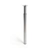 Legs Rei 406e Extendable Cylindrical Silver Modern Steel (Ø 6 X 71-110 Cm)
