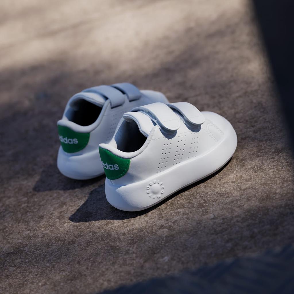 adidas Advancourt Kids ID5286 Kids' Sportswear Sneakers Cloud White / Cloud White / Green