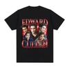 Роберт Паттинсон Эдвард Принт Женская Футболка Модный Тренд Топ ВеснаЛето Чистый Хлопок Унисекс Футболка с Коротким Рукавом