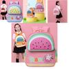 Adorable Toddler Backpack Lightweight Nylon Cute Cartoon Design For School