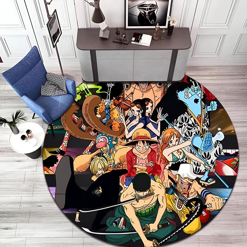 Милая Обезьянка D. Ковер Luffy из японской манги ONE PIECE мягкий, для дома, спальни, декора коврика для двери и противоскользящий ковер E2